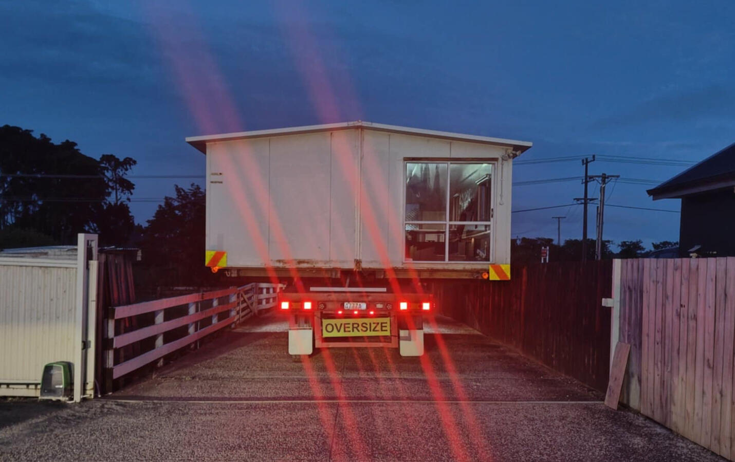 Oversized load out of Alfriston